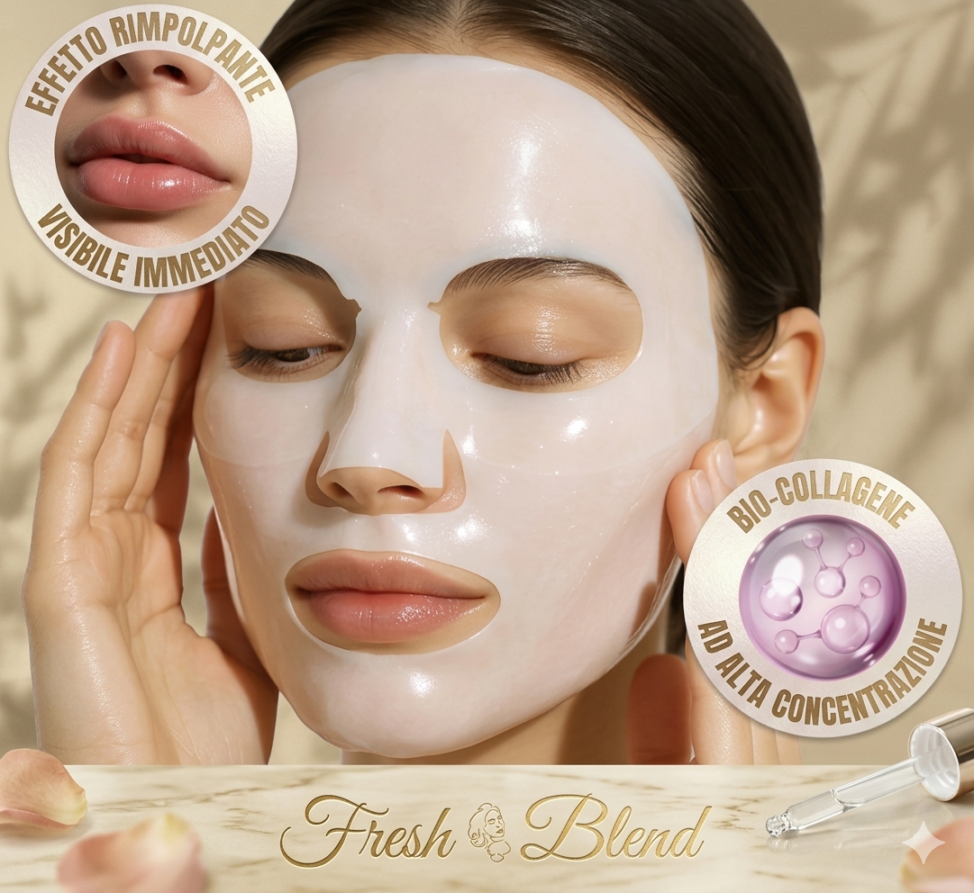 Maschera Viso al Biocollagene™ – Idratazione e Rigenerazione Intensiva