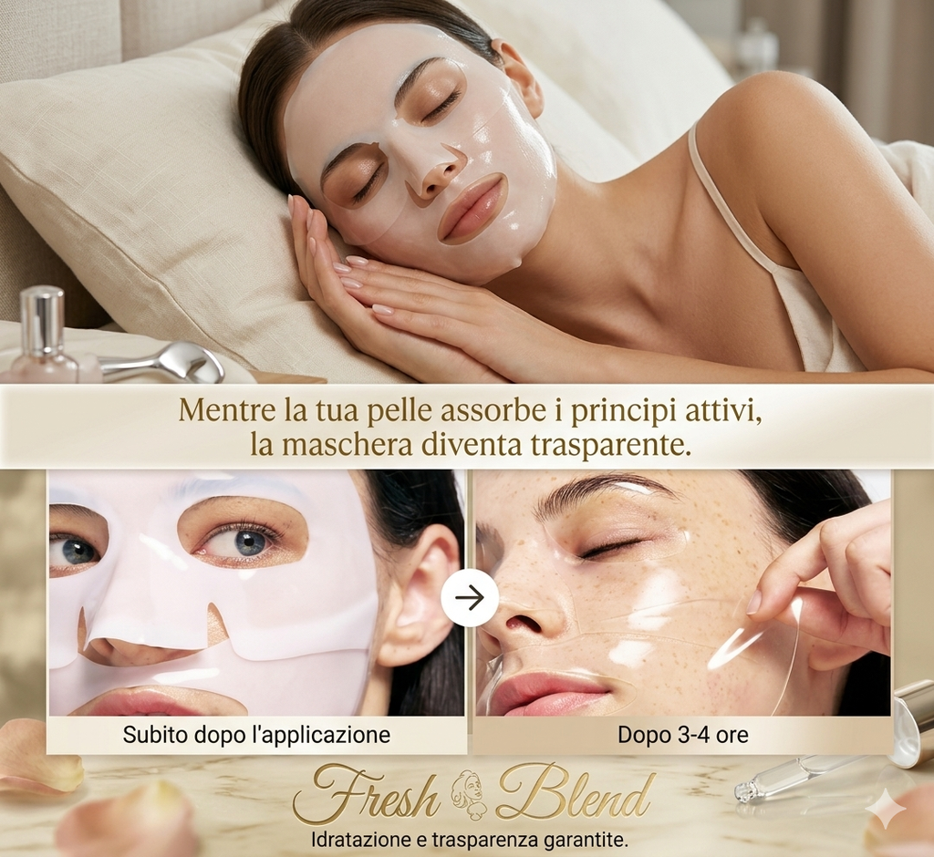 Maschera Viso al Biocollagene™ – Idratazione e Rigenerazione Intensiva