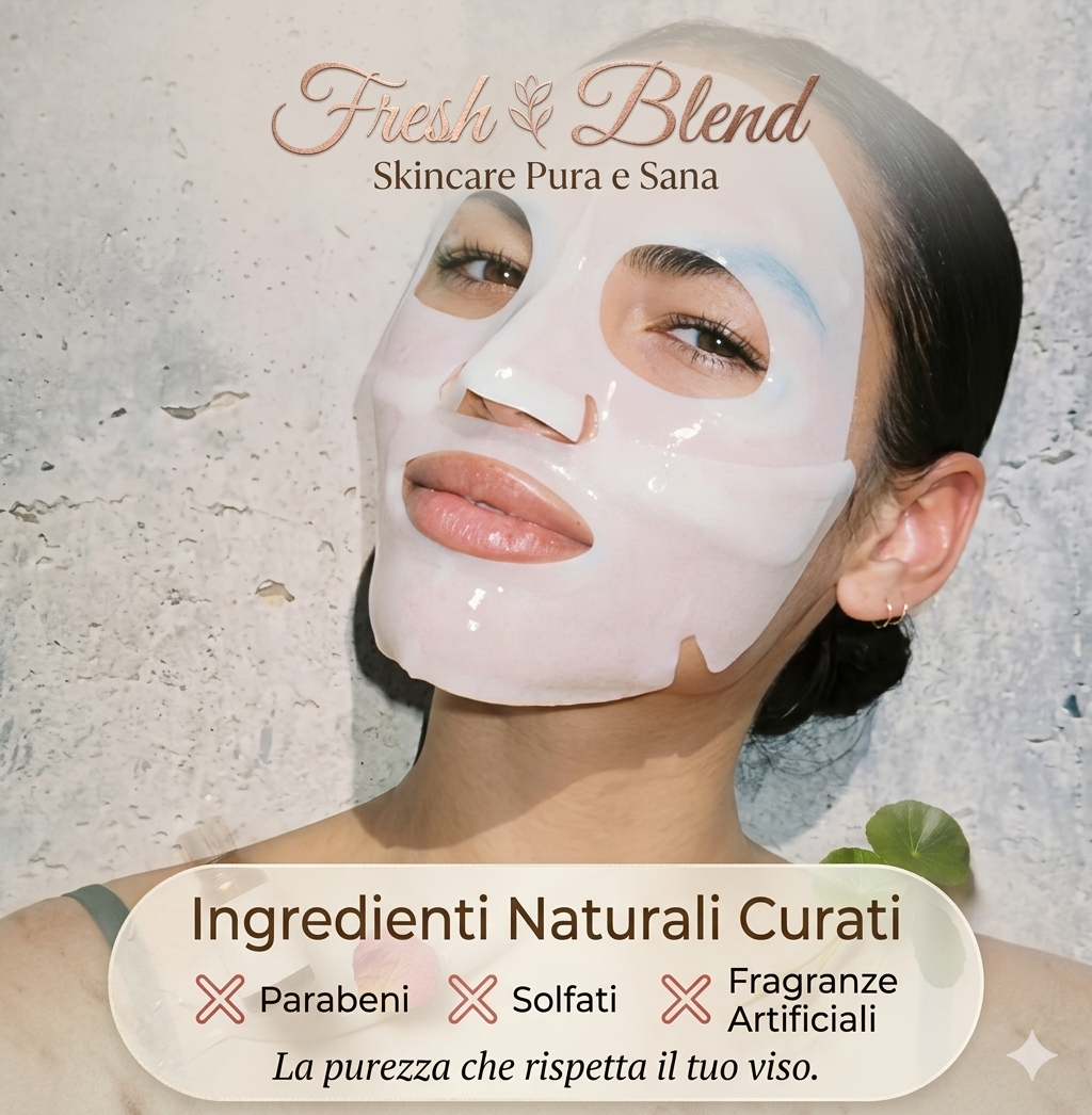 Maschera Viso al Biocollagene™ – Idratazione e Rigenerazione Intensiva